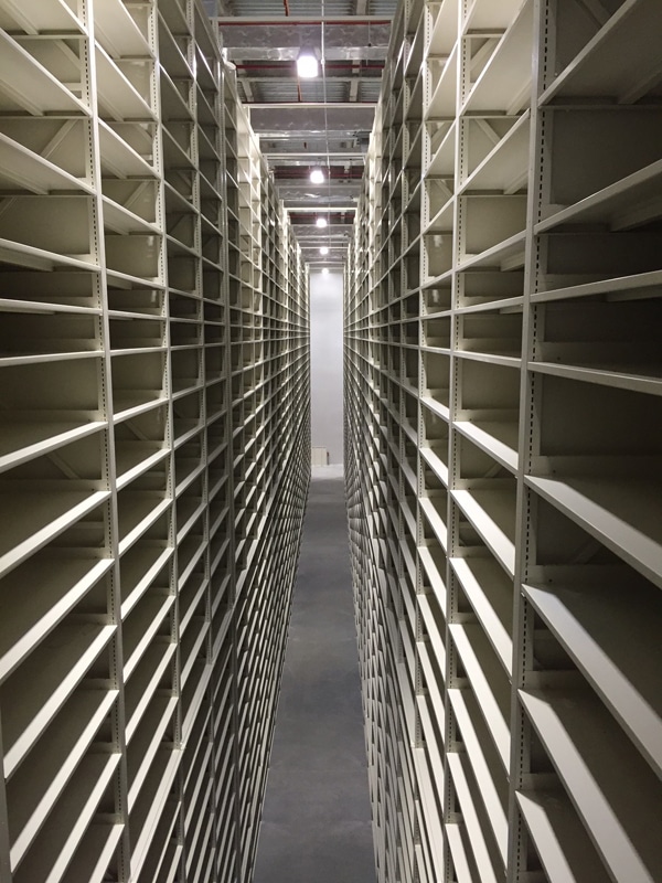 High-Bay Shelving Off-Site Storage