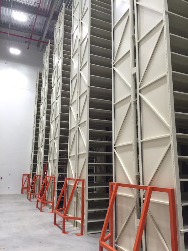 High-Bay Shelving Off-Site Storage